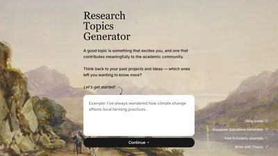 Research Topics Generator