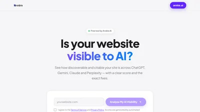 Arobis AI Visibility Checker