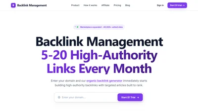 Backlink Management