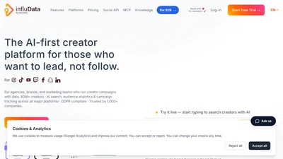 Influencer Search and Analysis Tool