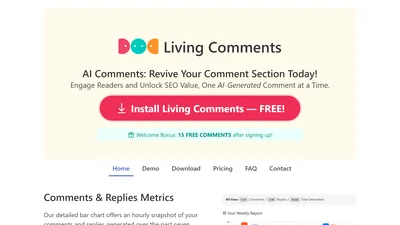 Living Comments - WordPress AI Comments Plugin