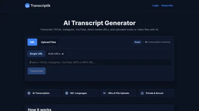 Transcriptik AI
