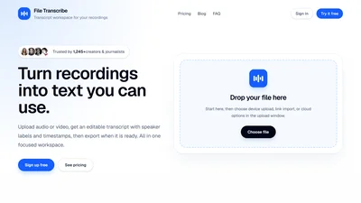 File Transcribe