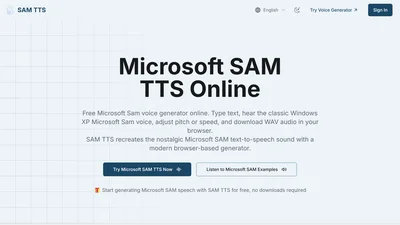 SAM TTS