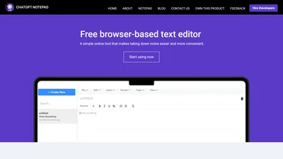 ChatGPT Notepad