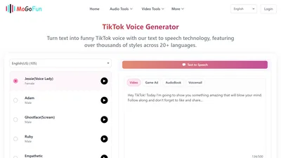TikTok Voice