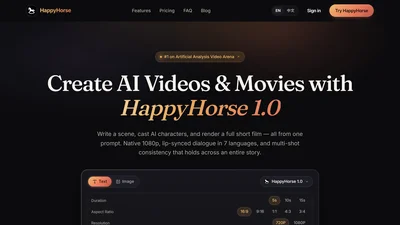 HappyHorse AI Video Generator