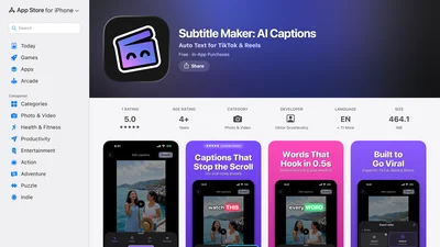 Captions Sync: AI Recognition
