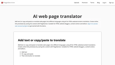 AI Page Translator