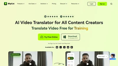 BlipCut AI Video Translator