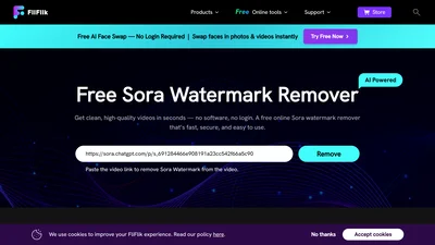 Sora Watermark Remover - Flikflik