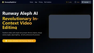 Runway Aleph AI