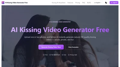 AI Kissing Video Generator