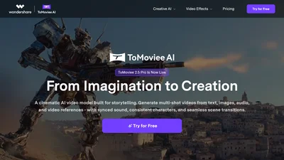 WonderShare ToMoviee AI