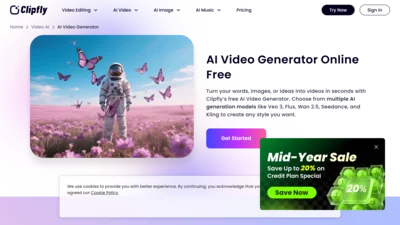 Clipfly AI Video Generator