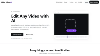 Video Editor AI