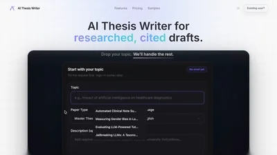 AI Thesis Writer