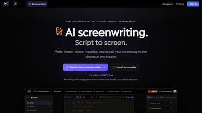 Melies AI Screenwriting Software
