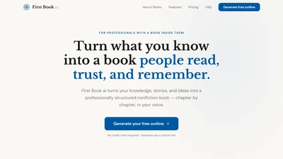 First Book ai