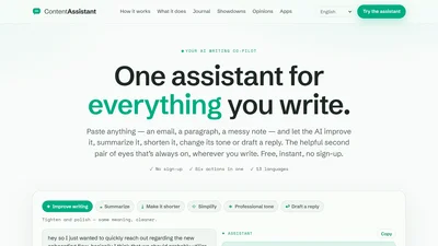 Content Assistant