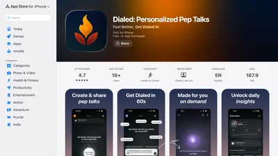Dialed: AI Pep Talks