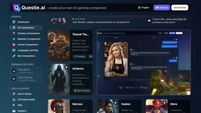 Questie AI - Game Companion & Roleplay Character Chat
