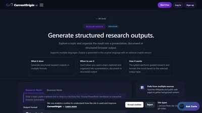 CurrentOrigin | ResearchDeck