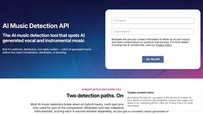 AI Music Detection API by Modulate