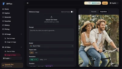 BYFlux | AI Image to Video Generator