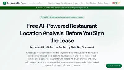 Restaurant Site Finder