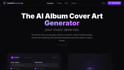 CoverArtGenerator.ai