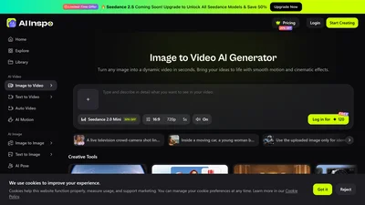 AI Inspo | Image to Video Generator
