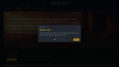 Ask Bishop