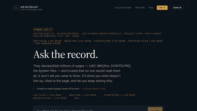 Ask the Record