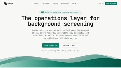 Komos - Meet your AI coworker