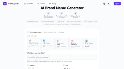 Naming Cube