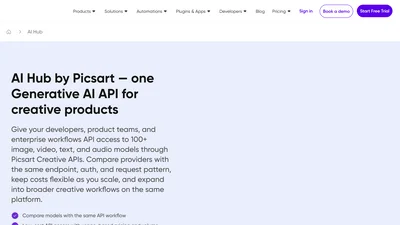AI Hub - APIs by Picsart