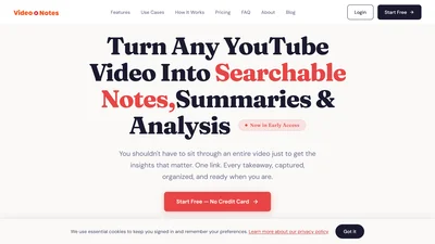 Video Notes