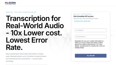 Transcribe by Modulate