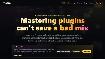 Moozix AI Automix & Mastering For Songs