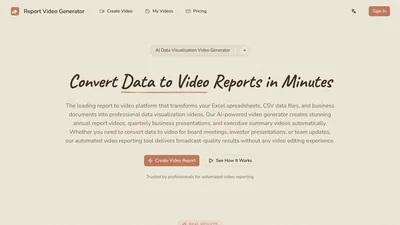 Report Video Generator