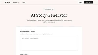 Story Generator by Type AI