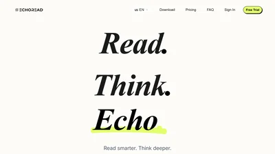 EchoRead: AI Reading Notes