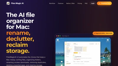 Files Magic AI File Organizer for Mac