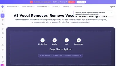 Audiocleaner | Vocal Remover Free
