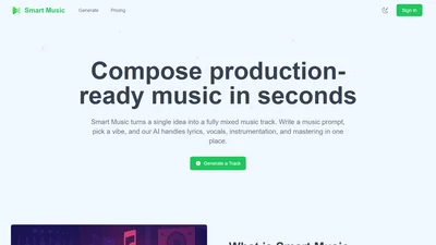 Smart Music Generator