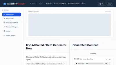Sound Effect Generator