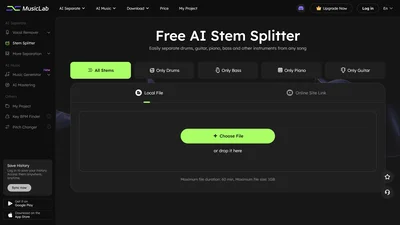 AI Stem Splitter