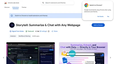 Storytell: Summarize & Chat with Any Webpage