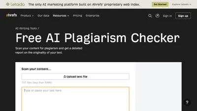 Ahrefs Plagiarism Checker